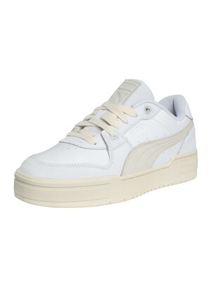 Puma CA Pro Lux Leather Trainers - White/Whisper White