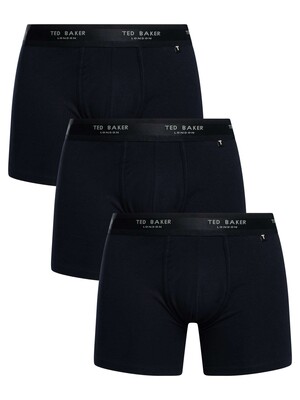 Ted Baker 3 Pack Boxer Briefs - Navy