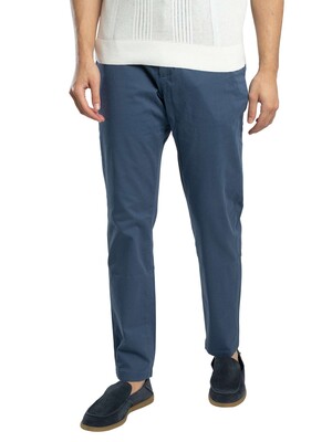 Tommy Hilfiger Harlem Relaxed Tapered Chino Trousers - Aegean Sea
