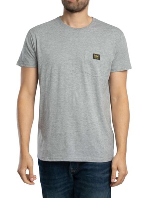 Lois Jeans Teco Chest Pocket T-Shirt - Grey