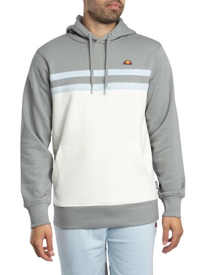 Ellesse Foretti Pullover Hoodie - Grey/Off White