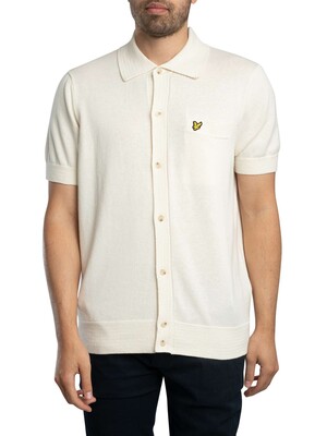 Lyle & Scott Hemp Knitted Shirt - Natural