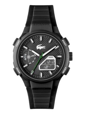 Lacoste LC33 White Hybrid Dial Watch - Black