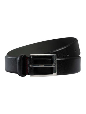 HUGO Gellot Leather Belt - Black