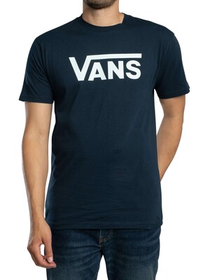 Vans Classic Logo T-Shirt - Navy/Hint Of Mint