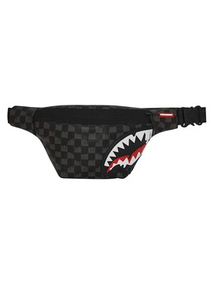 Sprayground Dripping Shark In Paris Crossbody Bag - Black