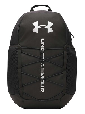 Under Armour 26L Hustle Sport 6.0 Backpack - Black/Metallic Silver