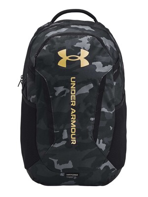 Under Armour 29L Hustle 6 Backpack - Black/Metallic Gold