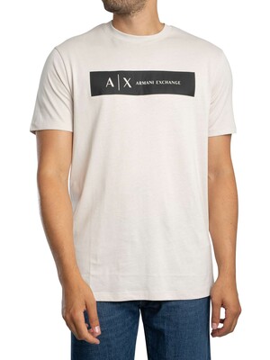 Armani Exchange Box Logo Graphic T-Shirt - Wind Chime