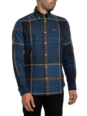 Barbour Dunoon Tailored Tartan Shirt - Midnight