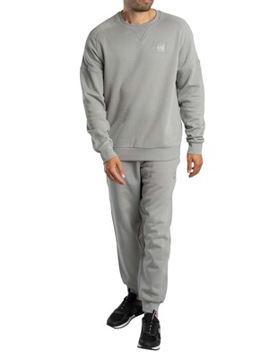 EA7 Train Visibility Back Logo Tracksuit - Grey/Black