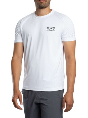 EA7 Ventus 7 Chest Logo T-Shirt - White
