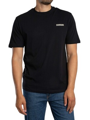Napapijri Relaxed Small Box Logo T-Shirt - Black Beauty