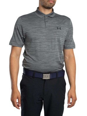 Under Armour Matchplay Logo Loose Polo Shirt - Pitch Gray/Black