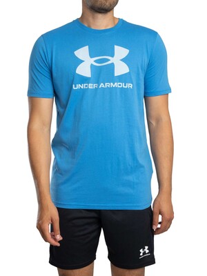 Under Armour Sport Style Logo Loose T-Shirt - Blue Atlantis/Blue Calm