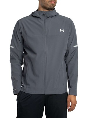 Under Armour Tech Utility Woven Jacket - Castlerock/White
