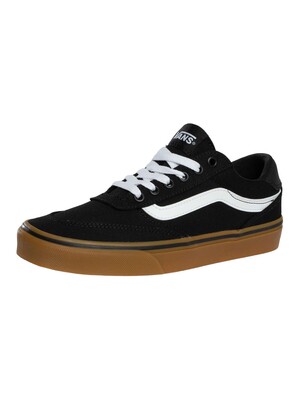 Vans Brooklyn Canvas Trainers - Black/Gum