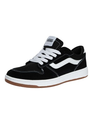 Vans Ryland Suede Canvas Trainers - Black/White