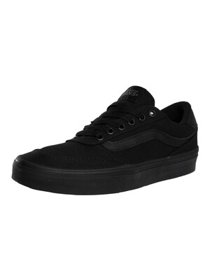 Vans Brooklyn Canvas Trainers - Black/Black