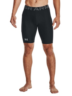 Under Armour HeatGear Pocket Compression Baselayer Shorts - Black/White