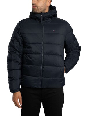 Tommy Hilfiger Mid Weight Hooded Jacket - Desert Sky