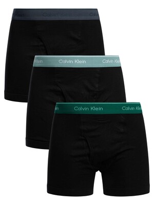 Calvin Klein 3 Pack Boxer Briefs - Black (Ink/Beach/Turf)