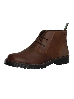 Barbour Maxwell Chukka Leather Boots - Teak