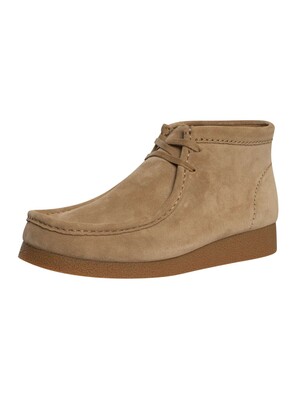 Clarks Wallabee Evo Suede Boots - Dark Sand