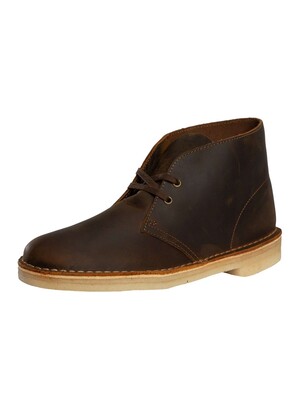 Clarks Originals Leather Desert Boots - Beeswax