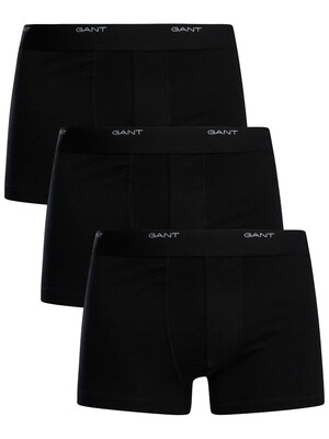 GANT 3 Pack Core Trunks - Black