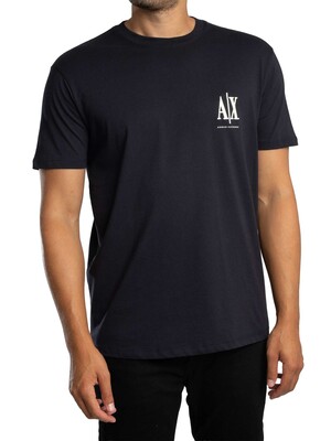 Armani Exchange Big Chest Logo T-Shirt - Deep Navy