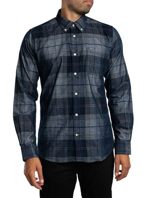 Barbour Blair Tailored Cord Shirt - Riverstone Tartan