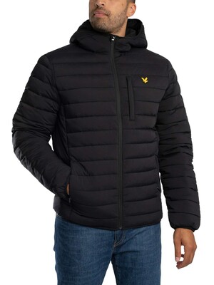 Lyle & Scott Stretch Lightweight Quilted Jacket - Jet Black