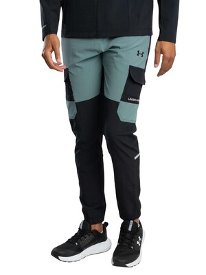 Under Armour Tech Utility Woven Joggers - Back/Green