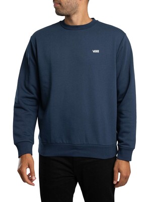 Vans Left Chest Logo Sweatshirt - Dress Blue