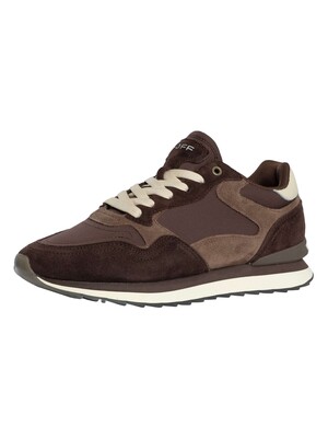 HOFF Munich City Suede Trainers - Brown