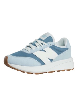 New Balance 370 Mesh Trainers - Frosted Glass/Still Water