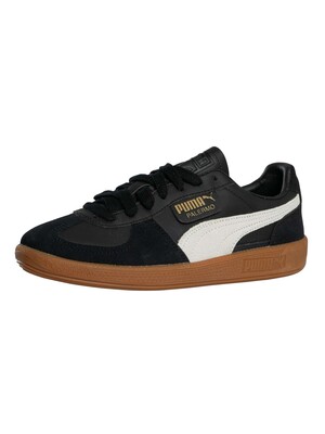 Puma Palermo Leather Trainers - Black/Gum