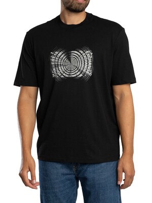 Armani Exchange Brand Graphic T-Shirt - Black Spire