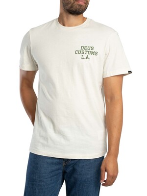 Deus Ex Machina Quickbeak Back Graphic T-Shirt - Vintage White