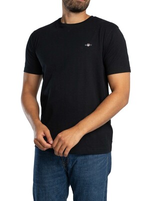 GANT Printed Archive Shield T-Shirt - Black