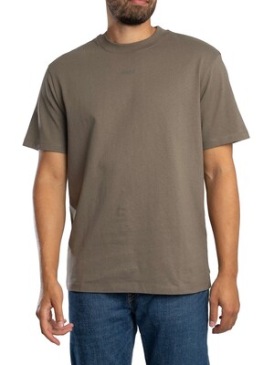 HUGO Dapolino Centre Logo T-Shirt - Green