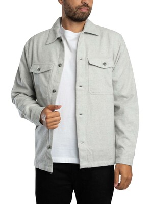 Jack & Jones Perfect Melange Overshirt - Light Grey Melange