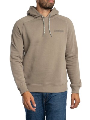 Napapijri Relaxed Back Graphic Pullover Hoodie - Fallen Rock