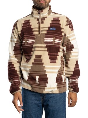 Penfield Forefront Fraylock Quarter Zip Fleece - Lead Grey