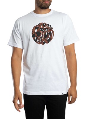 Pretty Green Brindle Logo T-Shirt - White