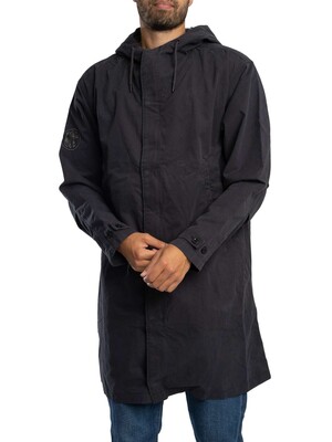 Pretty Green Feltham Parka Jacket - Black