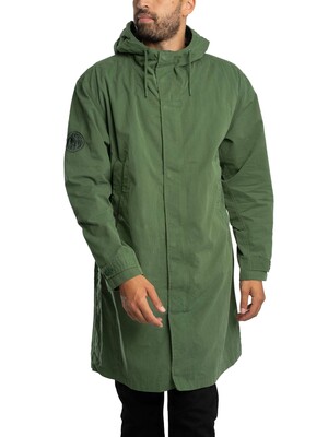 Pretty Green Feltham Parka Jacket - Khaki