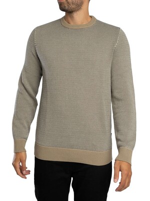Barbour Wells Knit - Washed Stone