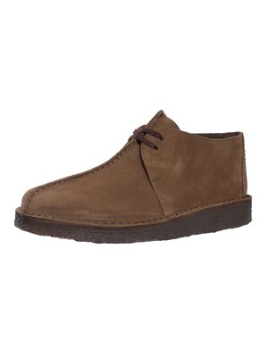 Clarks Originals Desert Trek Suede Shoes - Brown